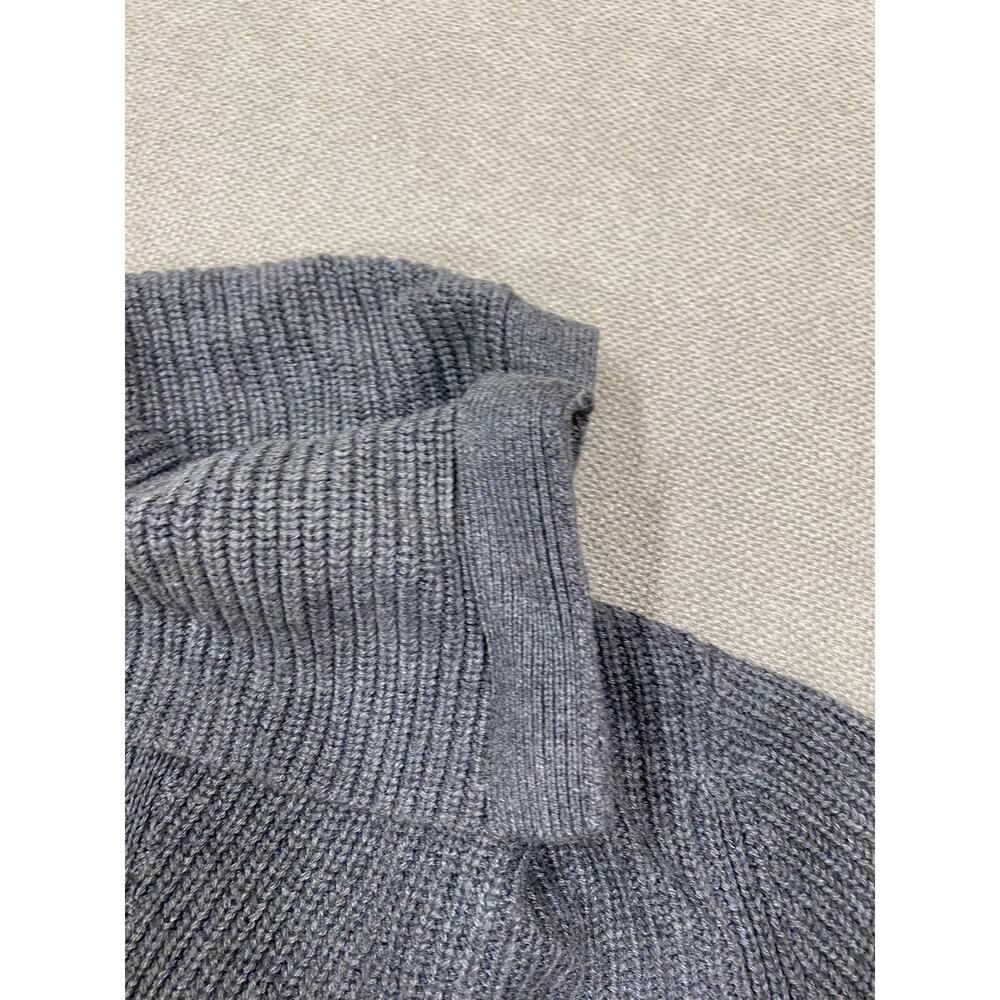 Talbots Women's Chunky Long Sleeve Cowel Neck Sweater Tunic, XL, Gray - Picture 2 of 6